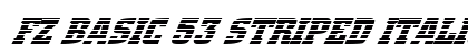 FZ BASIC 53 STRIPED ITALIC Normal preview