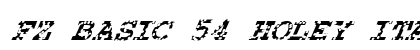 FZ BASIC 54 HOLEY ITALIC Normal preview