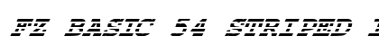 FZ BASIC 54 STRIPED ITALIC Normal preview