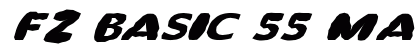 FZ BASIC 55 MANGLED ITALIC Normal preview
