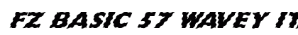FZ BASIC 57 WAVEY ITALIC Normal preview