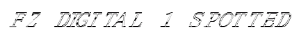 FZ DIGITAL 1 SPOTTED ITALIC Normal preview