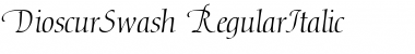 DioscurSwash RegularItalic Font