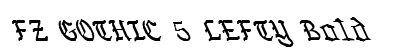 FZ GOTHIC 5 LEFTY Bold preview