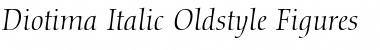 Diotima RomanOsF Italic Font