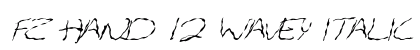 FZ HAND 12 WAVEY ITALIC Normal preview