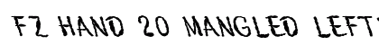 FZ HAND 20 MANGLED LEFTY Normal preview