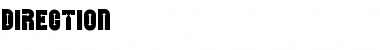 Direction Regular Font