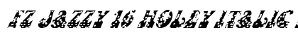 FZ JAZZY 16 HOLEY ITALIC Normal preview
