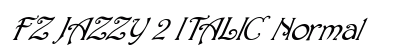 FZ JAZZY 2 ITALIC Normal preview
