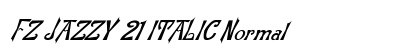 FZ JAZZY 21 ITALIC Normal preview