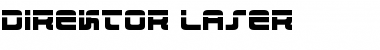 Direktor Laser Font