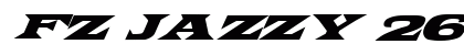 FZ JAZZY 26 ITALIC Normal preview