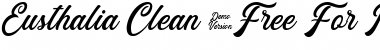 Download Eusthalia Clean Font Download Eusthalia Clean Font