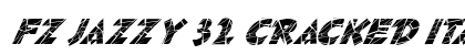 FZ JAZZY 32 CRACKED ITALIC Normal preview