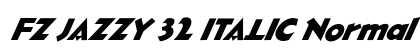 FZ JAZZY 32 ITALIC Normal preview
