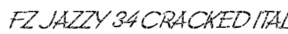 FZ JAZZY 34 CRACKED ITALIC Normal preview