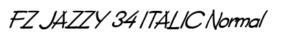 FZ JAZZY 34 ITALIC Normal preview