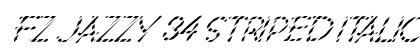 FZ JAZZY 34 STRIPED ITALIC Normal preview