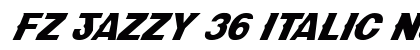 FZ JAZZY 36 ITALIC Normal preview