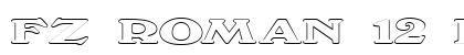 FZ ROMAN 12 HOLLOW EX Normal preview