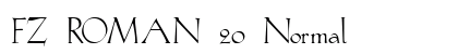FZ ROMAN 20 Normal preview