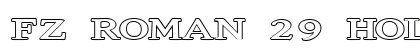 FZ ROMAN 29 HOLLOW EX Normal preview