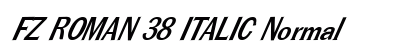 FZ ROMAN 38 ITALIC Normal preview