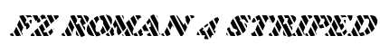 FZ ROMAN 4 STRIPED ITALIC Normal preview