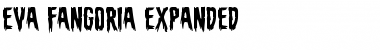 Eva Fangoria Expanded Expanded Font