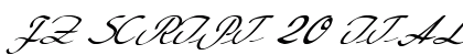 FZ SCRIPT 20 ITALIC Normal preview