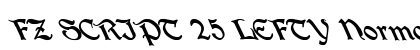 FZ SCRIPT 25 LEFTY Normal preview