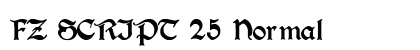FZ SCRIPT 25 Normal preview