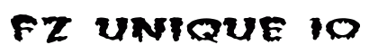 FZ UNIQUE 10 MANGLED EX Normal preview