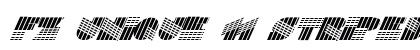 FZ UNIQUE 11 STRIPED ITALIC Normal preview