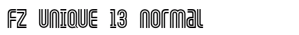 FZ UNIQUE 13 Normal preview