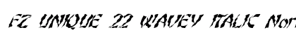 FZ UNIQUE 22 WAVEY ITALIC Normal preview