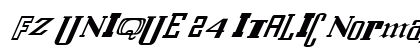 FZ UNIQUE 24 ITALIC Normal preview