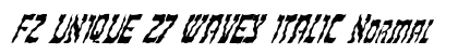 FZ UNIQUE 27 WAVEY ITALIC Normal preview