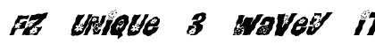 FZ UNIQUE 3 WAVEY ITALIC Normal preview