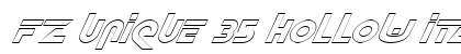 FZ UNIQUE 35 HOLLOW ITALIC Normal preview