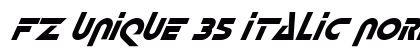 FZ UNIQUE 35 ITALIC Normal preview