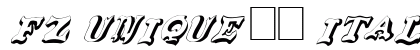 FZ UNIQUE 37 ITALIC Normal preview