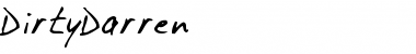 DirtyDarren Font