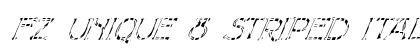 FZ UNIQUE 8 STRIPED ITALIC Normal preview