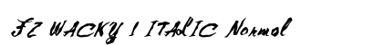 FZ WACKY 1 ITALIC Normal preview