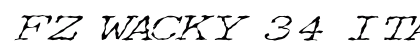 FZ WACKY 34 ITALIC Normal preview