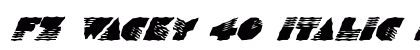 FZ WACKY 40 ITALIC Normal preview