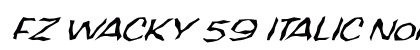 FZ WACKY 59 ITALIC Normal preview