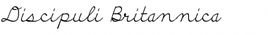 Discipuli Britannica Font